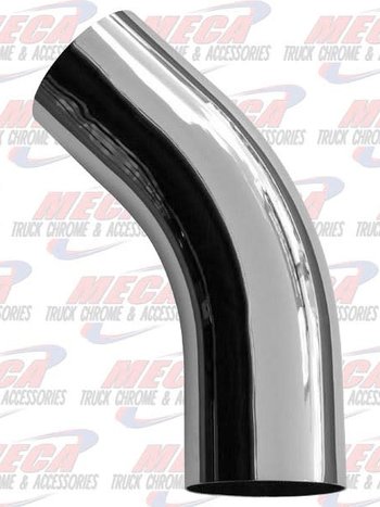 DYNAFLEX ELBOW 45DEG 5'' M/M STANDARD RADIUS CHROME