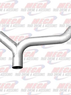 DYNAFLEX EXHAUST Y PIPE 5'' KW M/M/M GALVANIZED