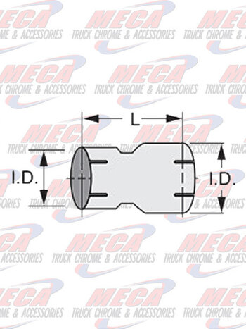 DYNAFLEX EXHAUST STACK COUPLER 5''- 4'' F/F CHROME