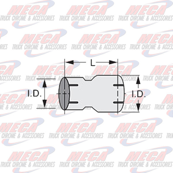 DYNAFLEX EXHAUST STACK COUPLER 5''- 4'' F/F CHROME