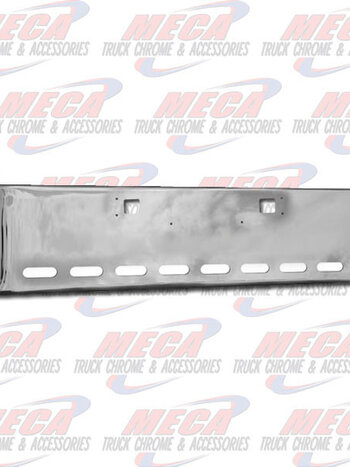VALLEY CHROME BUMPER KW W900L 20'' W/9 OVAL LGT HLS & TOW HL