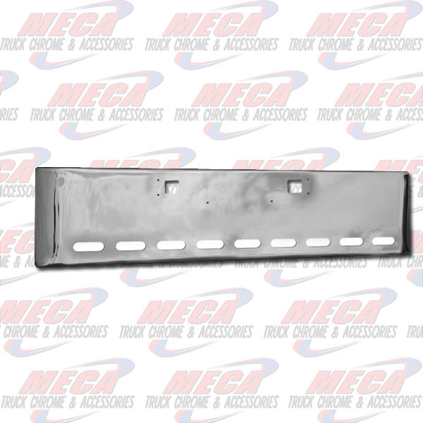 VALLEY CHROME BUMPER KW W900L 20'' W/9 OVAL LGT HLS & TOW HL