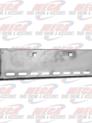 VALLEY CHROME BUMPER KW W900L 22'' W/9 OVAL LGT HLS & TOW HL
