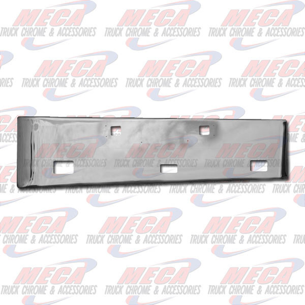 VALLEY CHROME BUMPER KW W900L 18'' TOW, FOG & STEP HLS