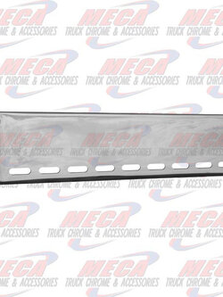 VALLEY CHROME BUMPER UNIV 22'' ROLLED W/ 9 OVAL LT HOLES BLIND MO