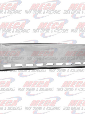 VALLEY CHROME BUMPER UNIV 22'' ROLLED W/ 9 OVAL LT HOLES BLIND MO