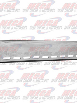 VALLEY CHROME BUMPER UNIV 18'' TEXAS W/ 9 OVAL LT HOLES BLIND MOU