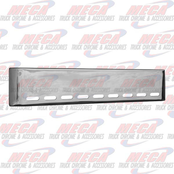 VALLEY CHROME BUMPER UNIV 18'' TEXAS W/ 9 OVAL LT HOLES BLIND MOU