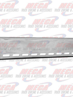 VALLEY CHROME BUMPER UNIV 20'' ROLLED W/ 9 OVAL LT HOLES BLIND MO
