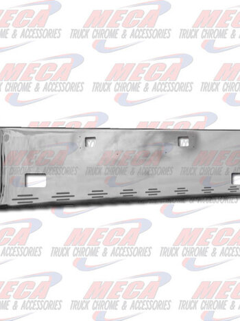 VALLEY CHROME BUMPER KW W900L 18'' S/S W/ TOW, FOG & 9 BB LIGHTS