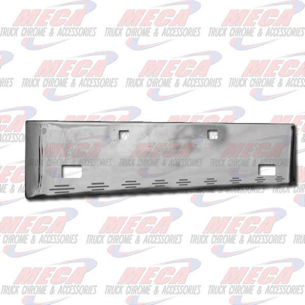 VALLEY CHROME BUMPER KW W900L 18'' S/S W/ TOW, FOG & 9 BB LIGHTS