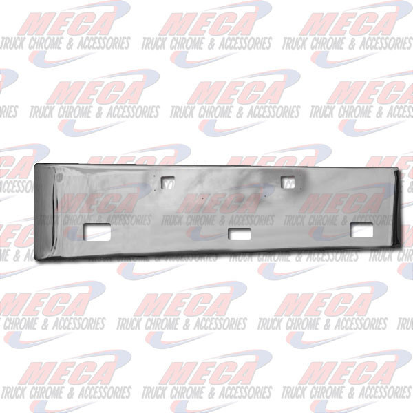 VALLEY CHROME BUMPER KW W900L 20'' TOW STEP FOG HOLES