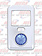 ROCKER SW COVER LARGE BLUE VOLVO VN & VT