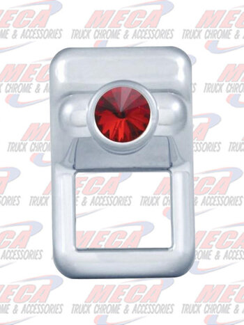 ROCKER SW COVER SMALL  RED VOLVO VN & VT