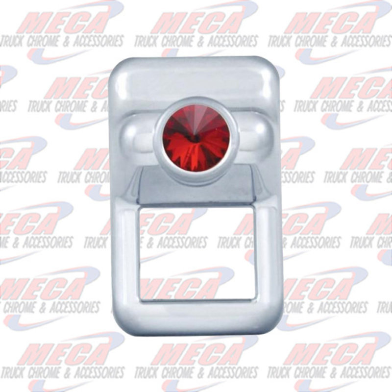 ROCKER SW COVER SMALL  RED VOLVO VN & VT