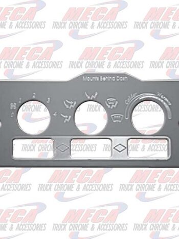 A/C CONTROL PLATE PB W 3 RECT HOLES HOLES