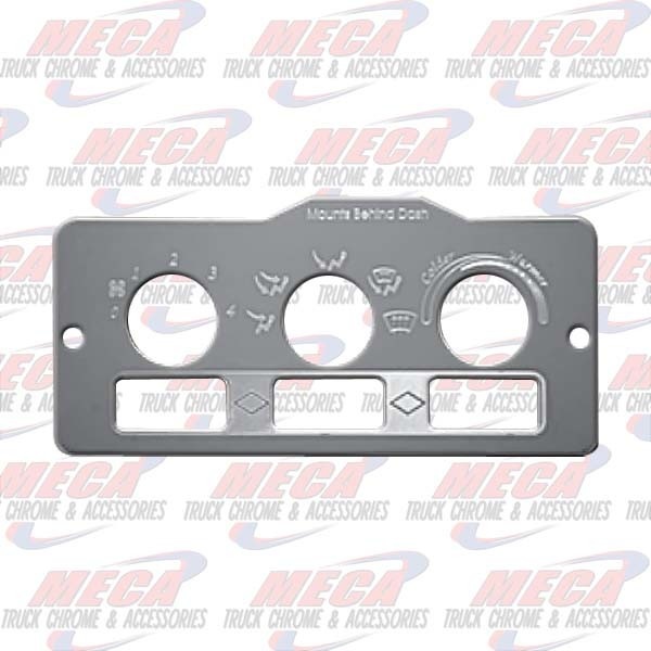 A/C CONTROL PLATE PB W 3 RECT HOLES HOLES