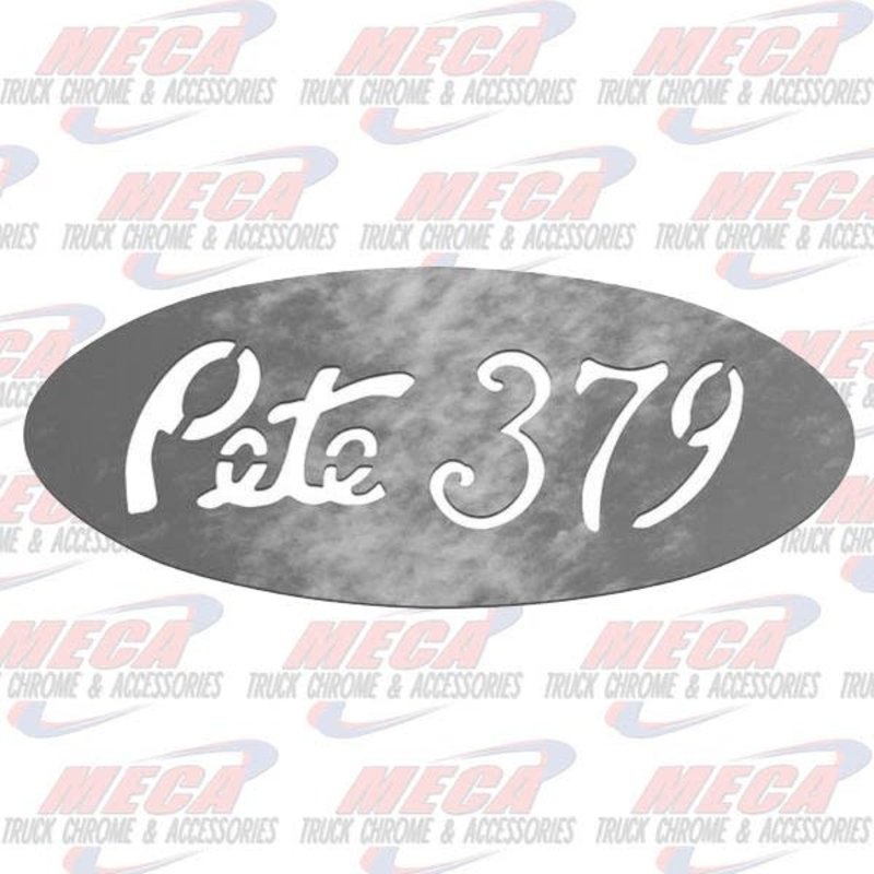 EMBLEM ACCENT CUTOUT PB 379 S/S W/STUDS