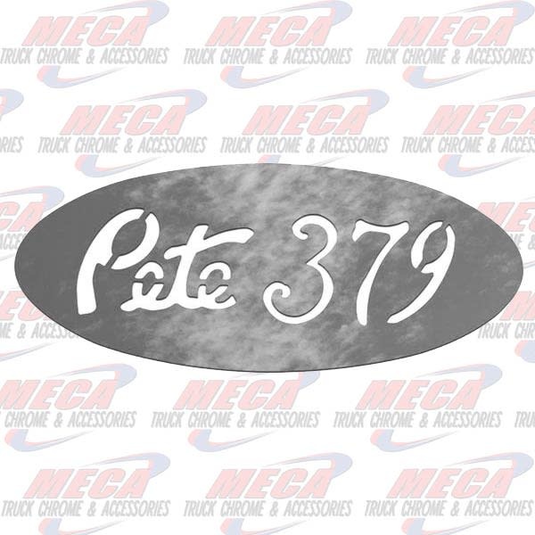 EMBLEM ACCENT CUTOUT PB 379 S/S W/STUDS