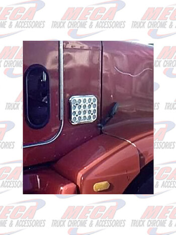 AIR FILTER 70-V PETERBILT 377 CHROME