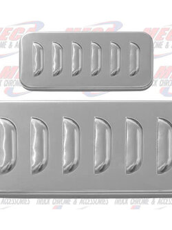 VENT DOOR CVR SS FL PAIR LOUVERED