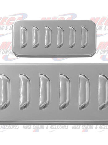 VENT DOOR CVR SS FL PAIR LOUVERED