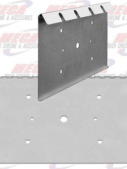 TOW PIN COVER W/ 1 LICENSE PLATE HOLDER
