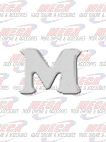 LETTER ' M ', 4' HIGH, ADHESIVE ON BACK