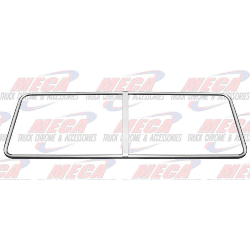 WINDSHIELD TRIM COVER S/S KW FLAT WINDSHIELD ONLY