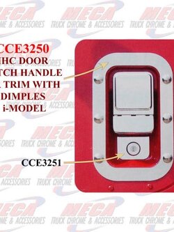IHC DOOR LATCH HANDLE PR TRIM W/ DIMPLES i-MODEL