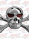 EMBLEM ACCENT SKULL 3D W/ ADHESIVE