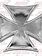 EMBLEM ACCENT CROSS W/ ADHESIVE