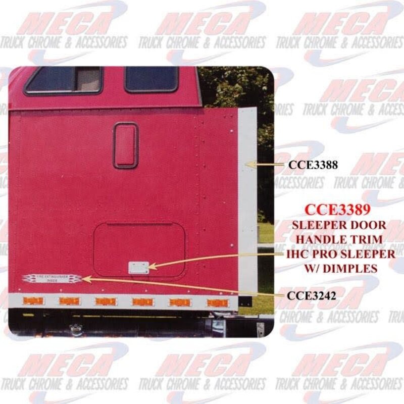 SLPR DOOR HANDLE TRIM IHC PRO SLEEPER W/ DIMPLES