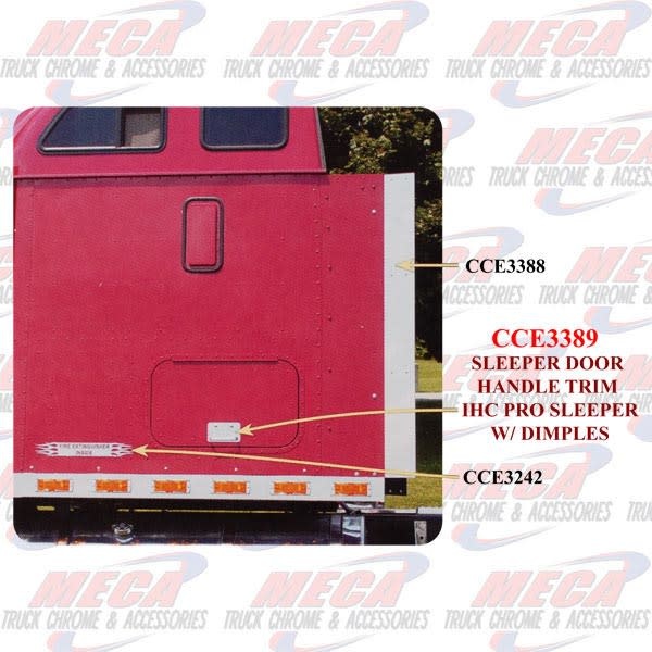 SLPR DOOR HANDLE TRIM IHC PRO SLEEPER W/ DIMPLES