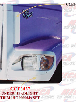 UNDER HEADLIGHT TRIM IHC 9900/i/ix SET
