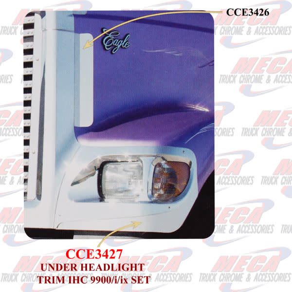 UNDER HEADLIGHT TRIM IHC 9900/i/ix SET