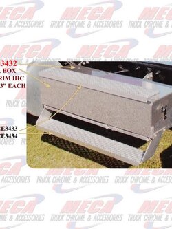 TOOL BOX COVER IHC W/ HARDWARE 2000-2004 EACH