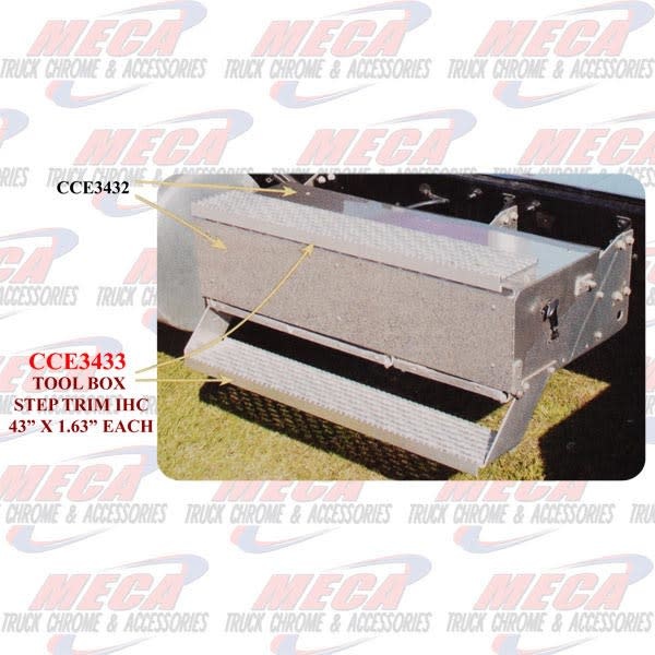TOOL BOX STEP TRIM IHC 43" X 1.63" EACH