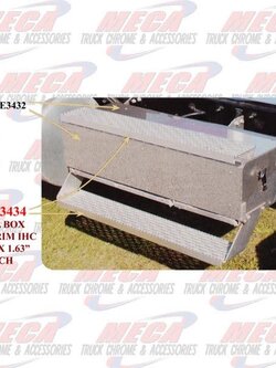 TOOL BOX STEP TRIM IHC 46.25" X 1.63" EACH