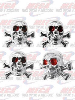 TIRE VALVE STEM W/ SKULL SHAPE