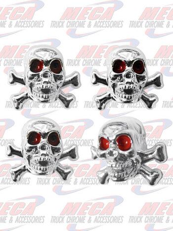 TIRE VALVE STEM W/ SKULL SHAPE