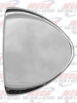 HEADLIGHT TURN SIGNAL END COVER PB CHROME PLASTIC