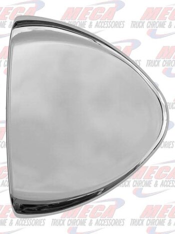 HEADLIGHT TURN SIGNAL END COVER PB CHROME PLASTIC