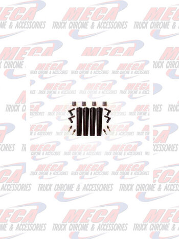 FENDER BRACKET 1 AXLE PLASTIC BOLT ON KIT B100BTPA