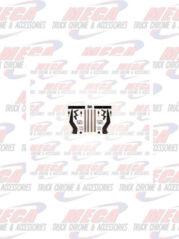FENDER BRACKET STAINLESS BOLT ON KIT FULL TANDEM B4578BTSA
