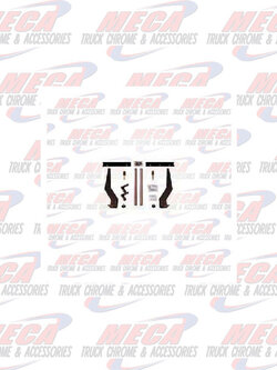 FENDER BRACKET STAINLESS BOLT ON KIT HALF