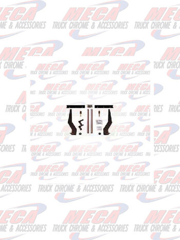 FENDER BRACKET STAINLESS BOLT ON KIT HALF