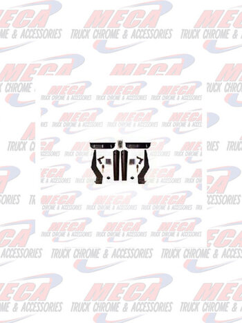 HALF FENDER BRACKET PLASTIC BOLT ON KIT HALF B4850BTPA
