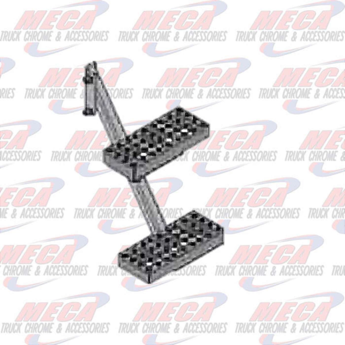 DYNAFLEX STEP LADDER FOR CHASSIS GRABBER BRACKETS Meca Truck Chrome