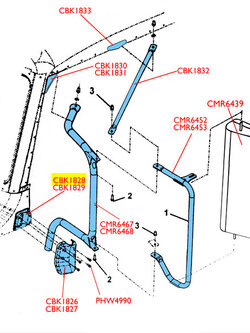 MIRROR BRACKET BOTTOM BASE DRIVER SIDE PB 06+